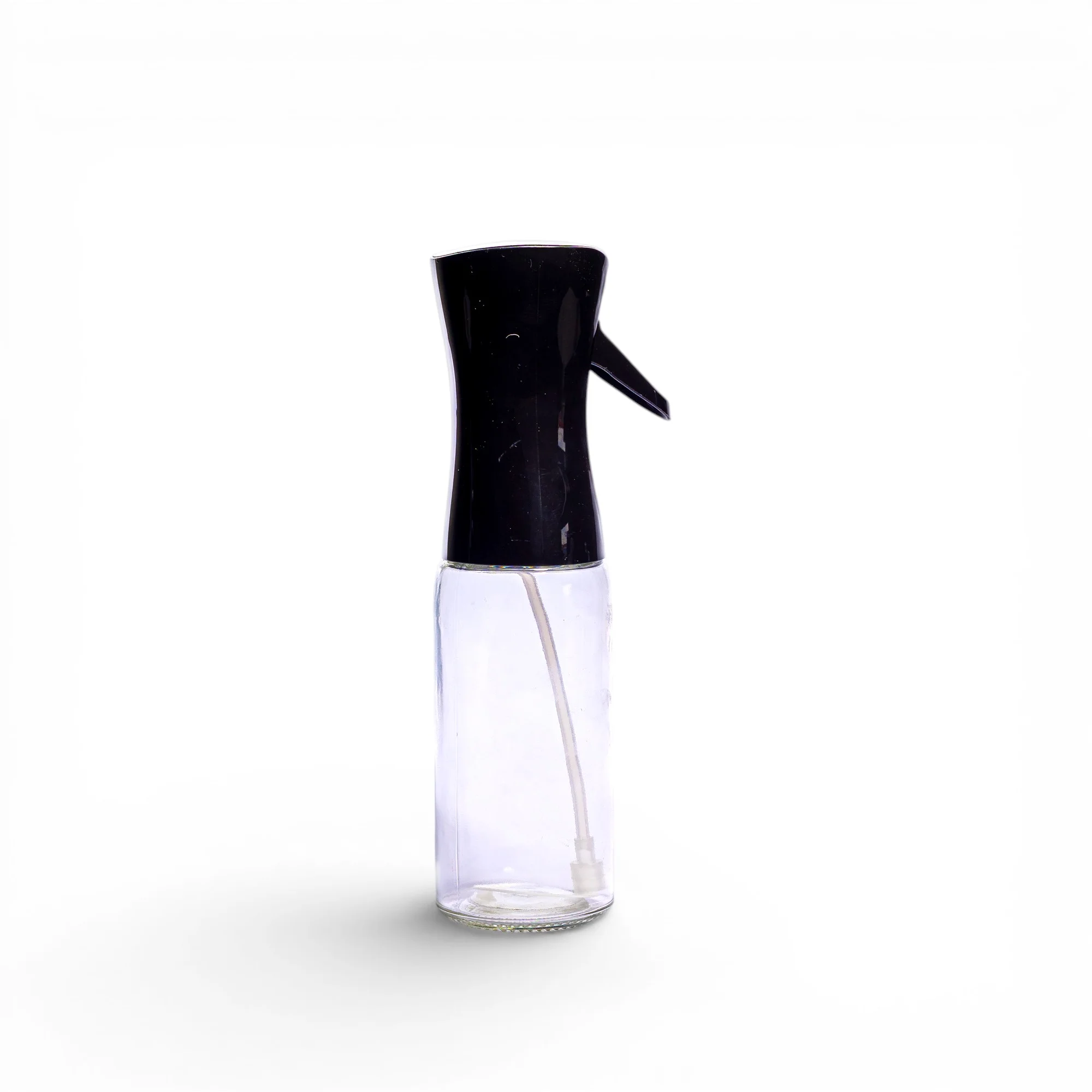 Glass Oil Spray Bottle for Cooking - Black Top - Home Organizers