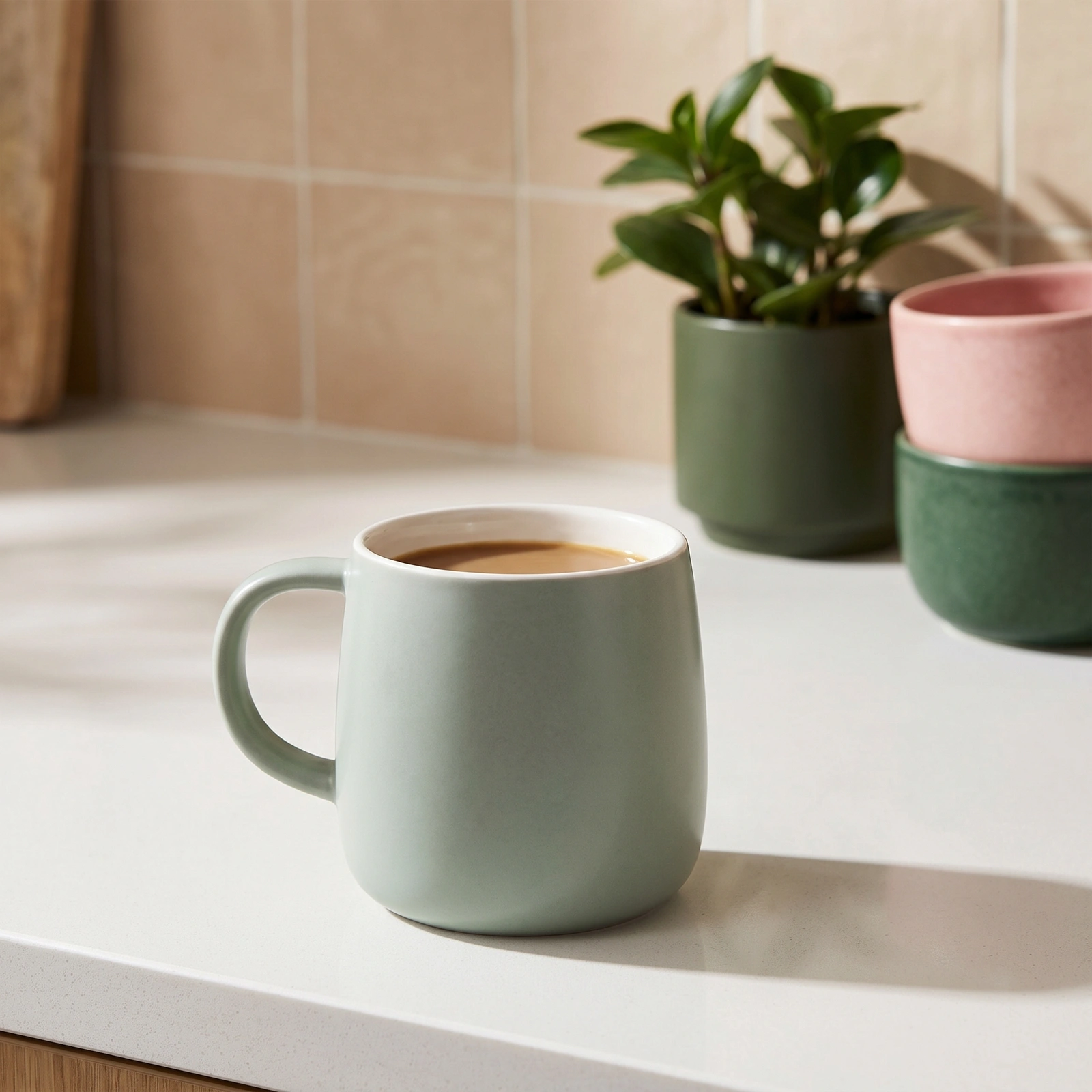 Ceramic Mug - Light Green - Offers