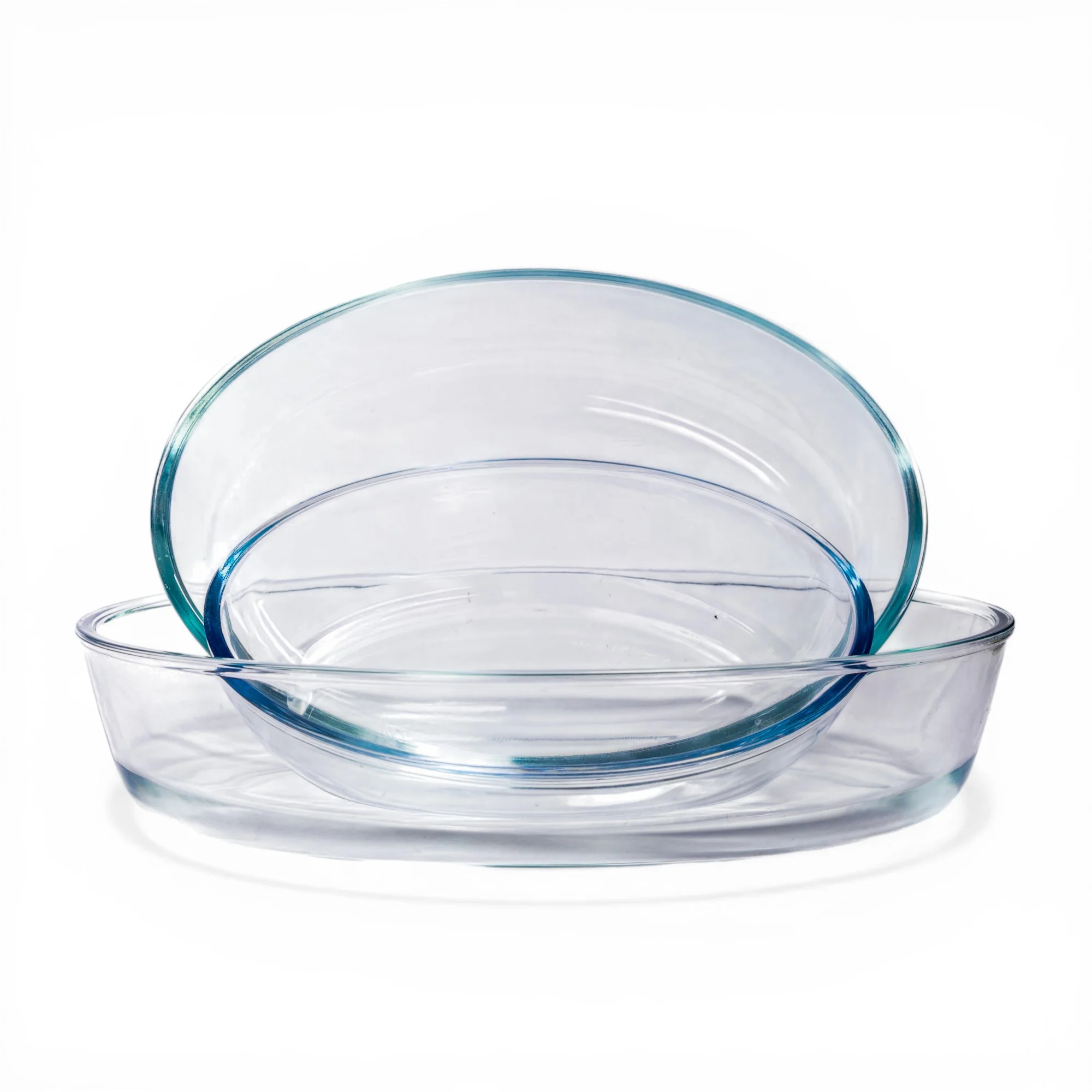 Clear Glass Oven Dishes Set, 3 Pieces - Home Organizers