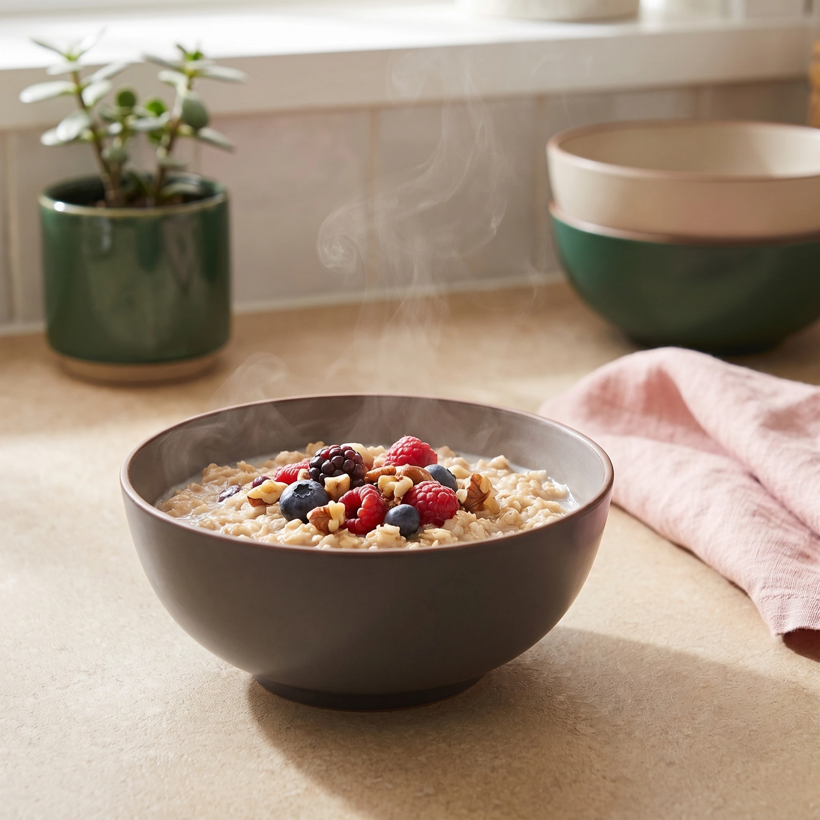 Melamine Serving Bowl - Two-Tone Grey - Kitchen essentials