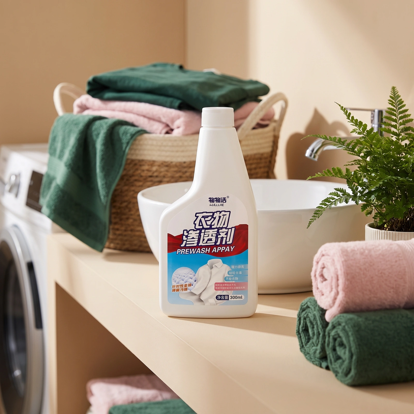 Pre-Wash Laundry Stain Remover 300ml - Home Organizers