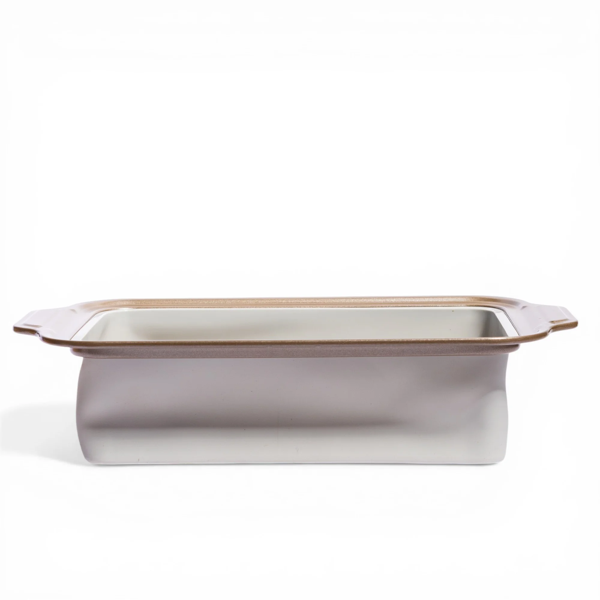 Rectangular Ceramic Baking Dish - Grey & White - Home Organizers