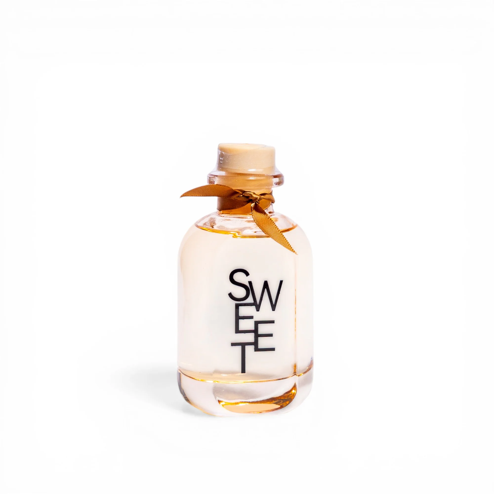 Small Glass Bottle with Cork - Sweet Design - Cleaning Essentials