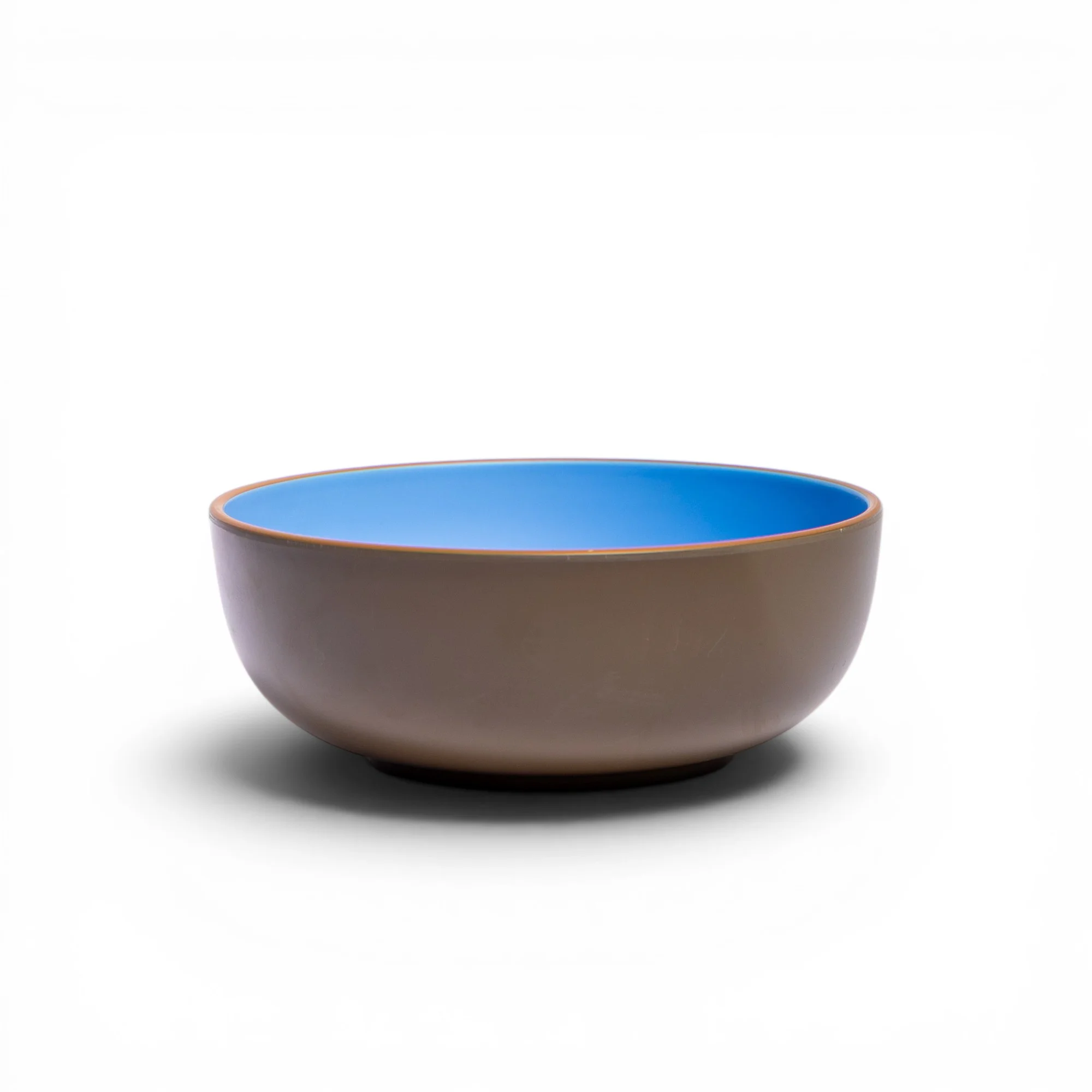 Ceramic Bowl - Brown & Blue - Cleaning Essentials